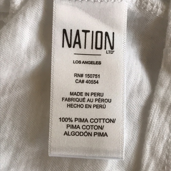 Nation LTD square neck tee M - Picture 10 of 10